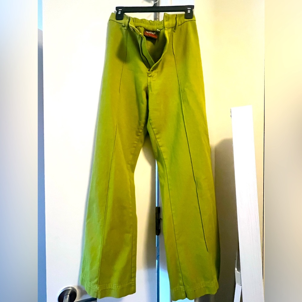 Gross green western pants